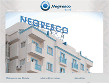 Tablet Screenshot of negrescohotel.net